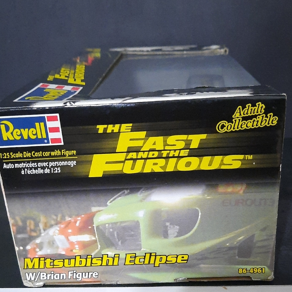 Revell Mitsubishi Eclipse Model with Brian Figure Adult Collectible - Picture 6 of 14